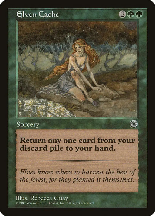 Elven Cache [Portal] - MTG Single