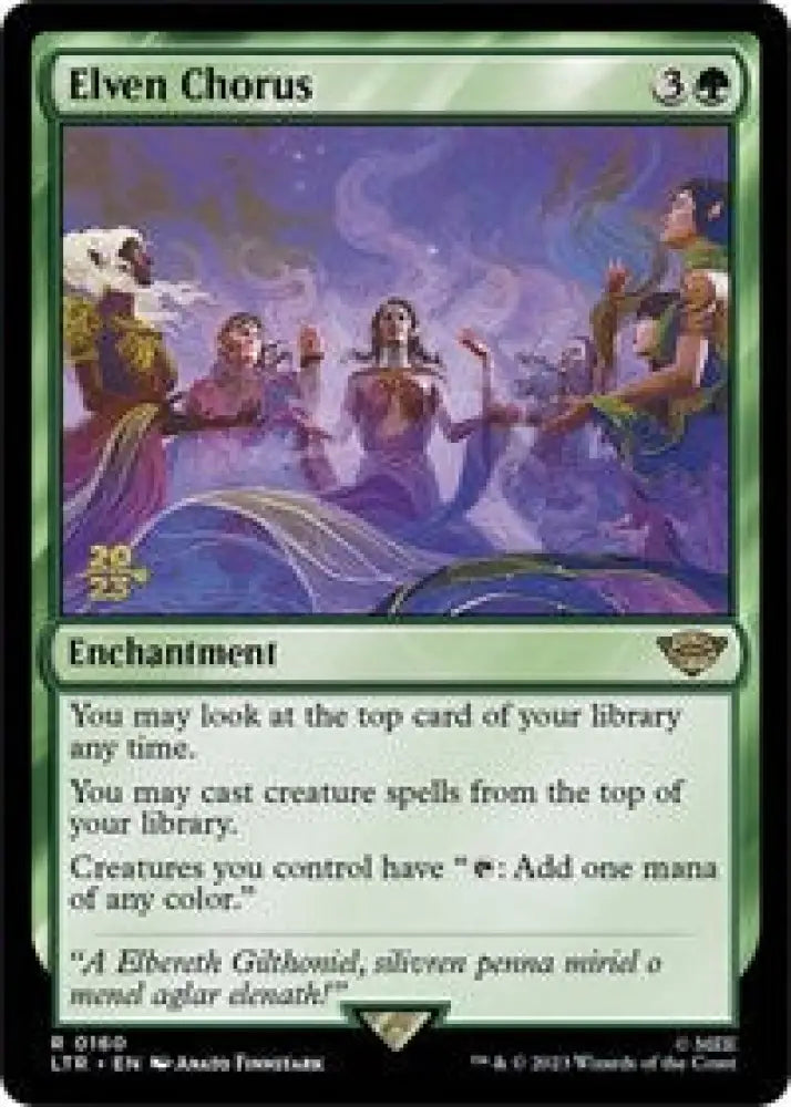 Elven Chorus (160) [Prerelease Cards]