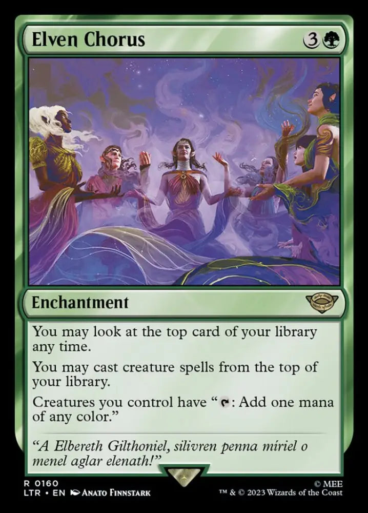 Elven Chorus [The Lord of the Rings: Tales of Middle-Earth] - MTG Single