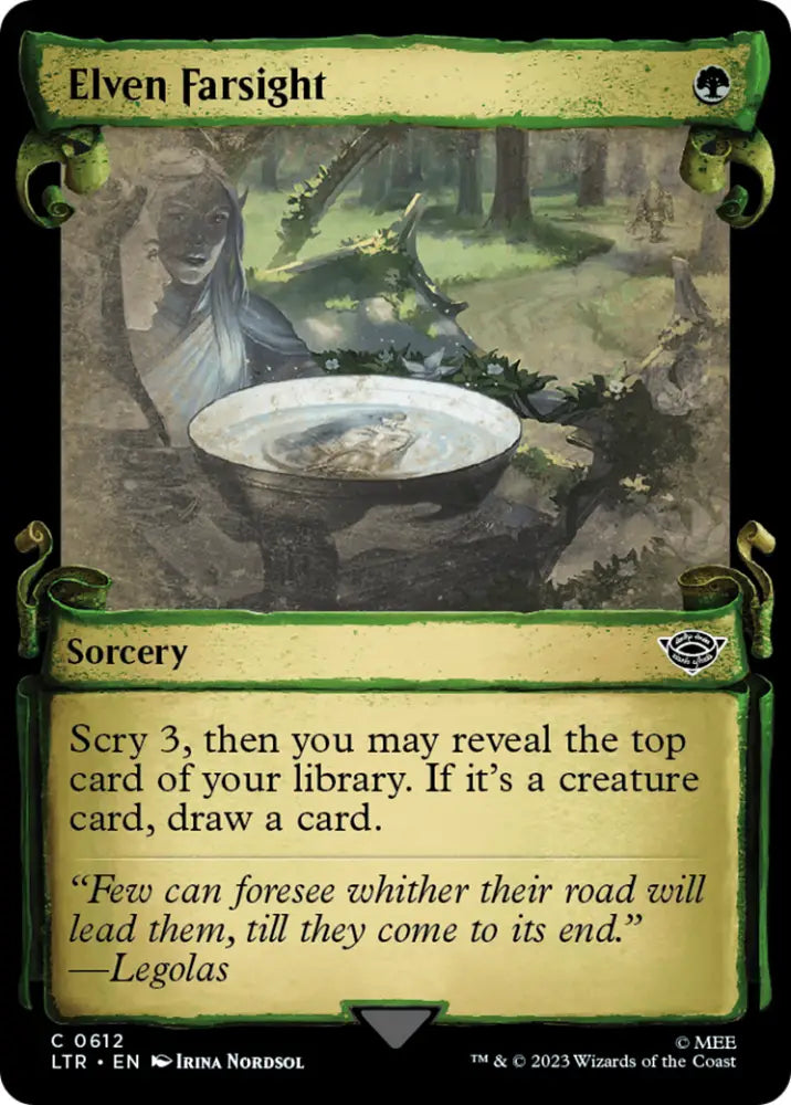 Elven Farsight [The Lord of the Rings: Tales of Middle-Earth Showcase Scrolls] - MTG Single