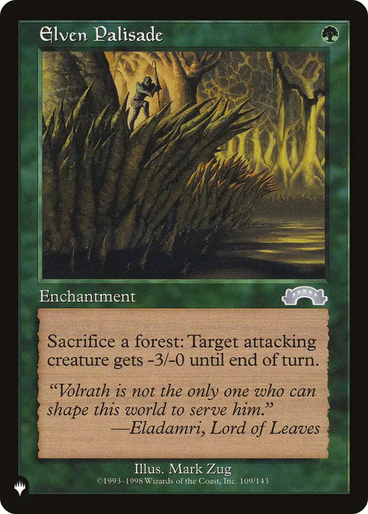 Elven Palisade [The List] - MTG Single