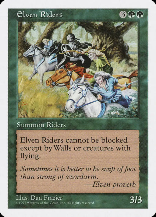 Elven Riders [Fifth Edition] - MTG Single