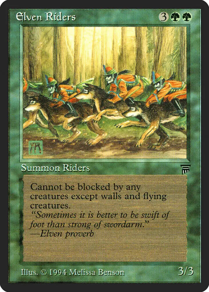 Elven Riders [Legends] - MTG Single