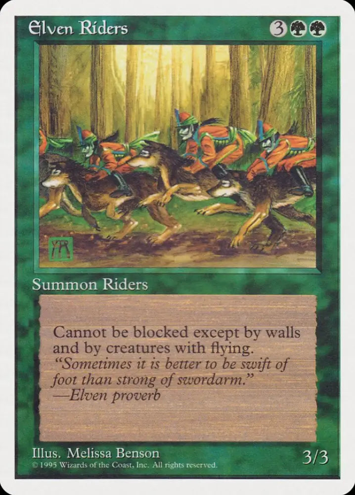 Elven Riders [Rivals Quick Start Set] - MTG Single