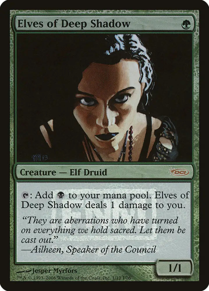 Elves of Deep Shadow [Friday Night Magic 2006] - MTG Single