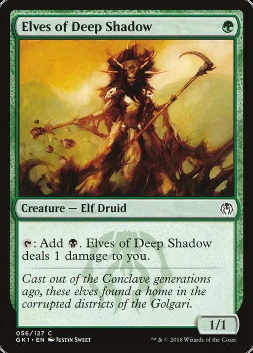 Elves of Deep Shadow [Guilds of Ravnica Guild Kit] - MTG Single