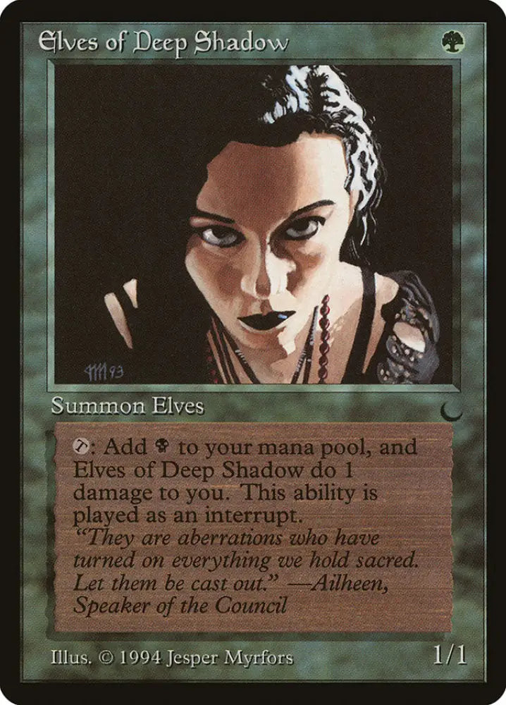 Elves of Deep Shadow [The Dark] - MTG Single