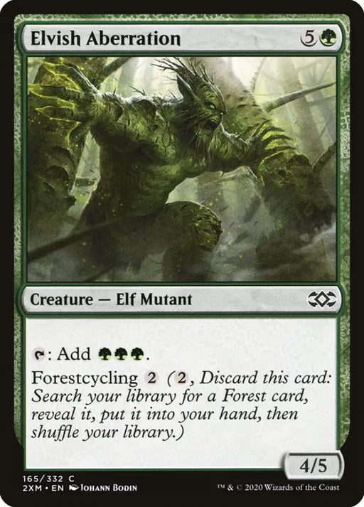 Elvish Aberration [Double Masters] - MTG Single