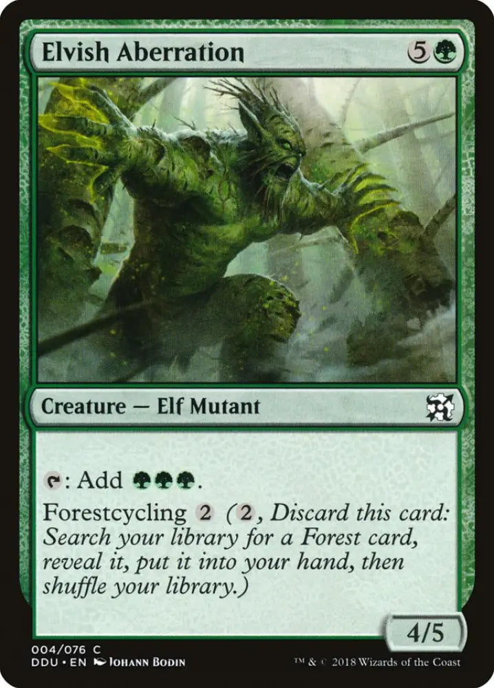 Elvish Aberration [Duel Decks: Elves vs. Inventors] - MTG Single