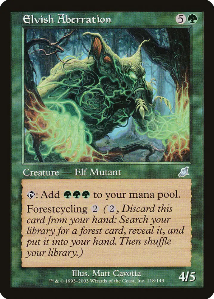 Elvish Aberration [Scourge] - MTG Single