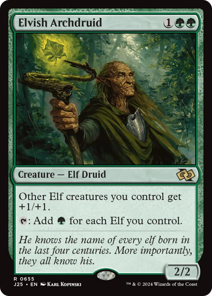 Elvish Archdruid [Foundations Jumpstart] - MTG Single