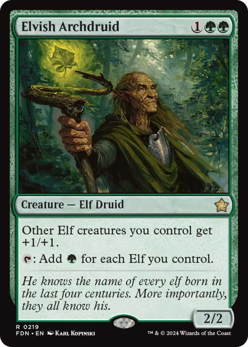 Elvish Archdruid [Foundations] - MTG Single