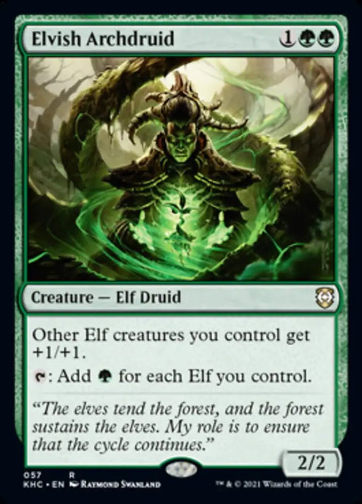 Elvish Archdruid [Kaldheim Commander] - MTG Single