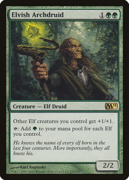 Elvish Archdruid [Magic 2011] - MTG Single