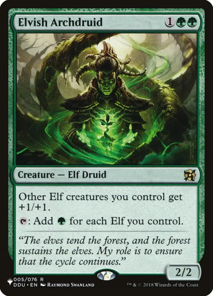 Elvish Archdruid [The List] - MTG Single