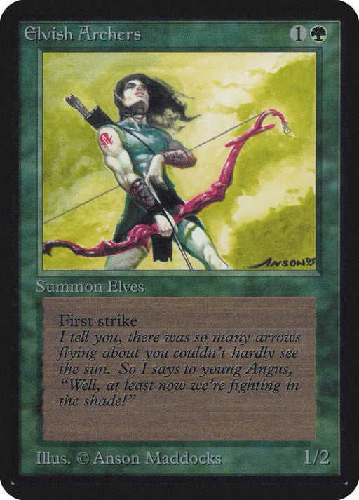 Elvish Archers [Alpha Edition] - MTG Single