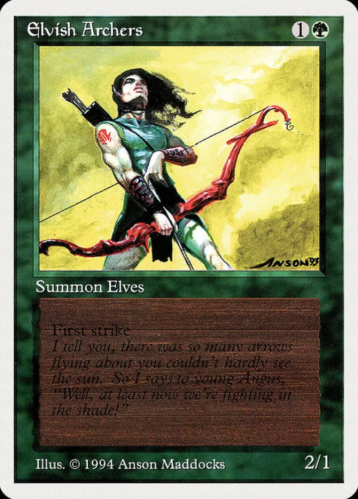 Elvish Archers [Summer Magic / Edgar] - MTG Single