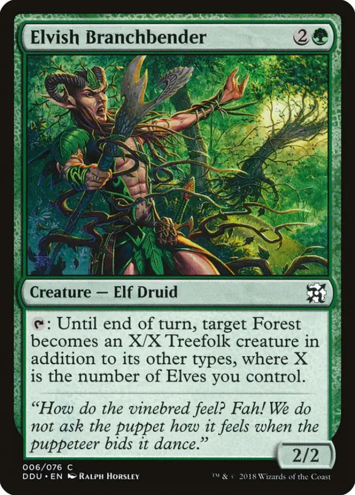 Elvish Branchbender [Duel Decks: Elves vs. Inventors] - MTG Single