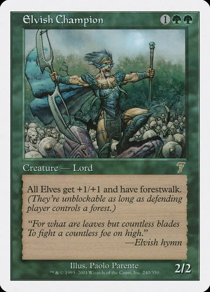 Elvish Champion [Seventh Edition] - MTG Single