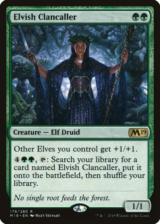 Elvish Clancaller [Core Set 2019] - MTG Single