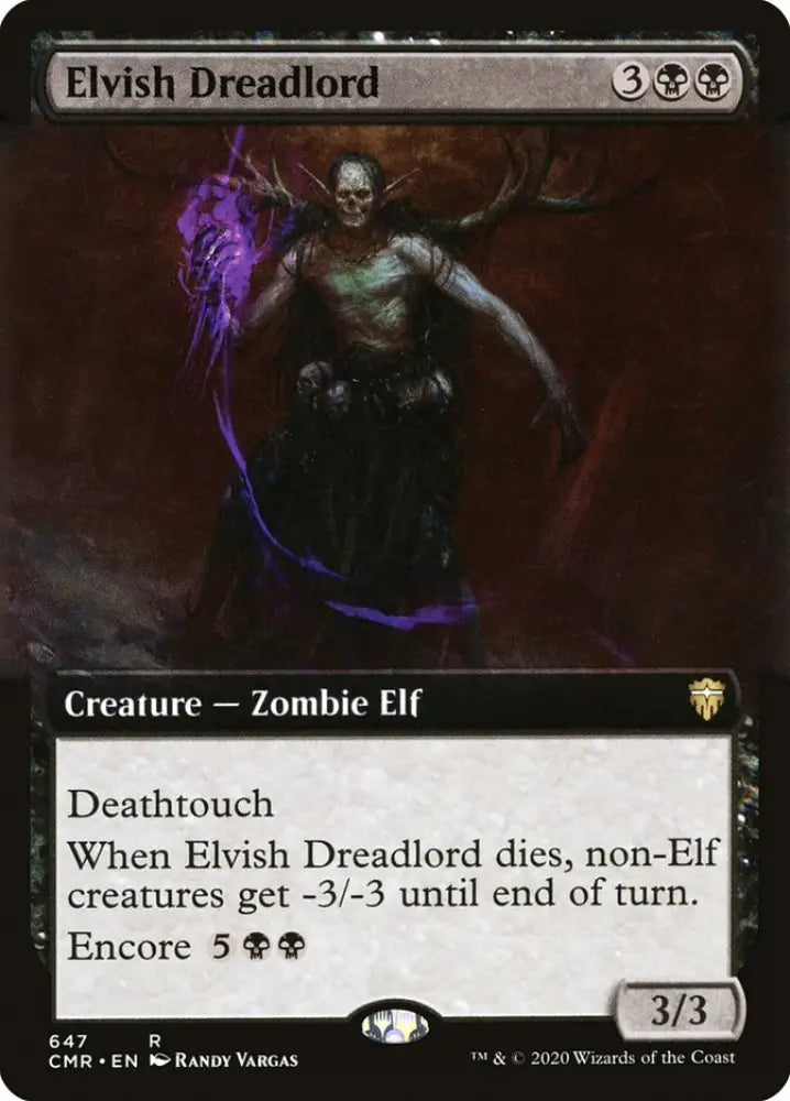 Elvish Dreadlord (Extended Art) [Commander Legends] - MTG Single