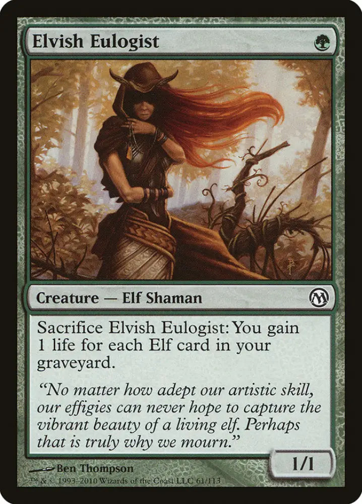 Elvish Eulogist [Duels of the Planeswalkers] - MTG Single