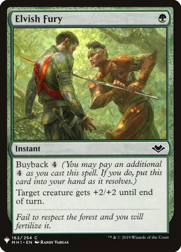 Elvish Fury [Mystery Booster] - MTG Single