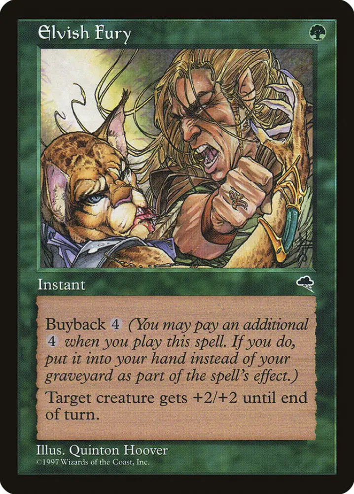 Elvish Fury [Tempest] - MTG Single