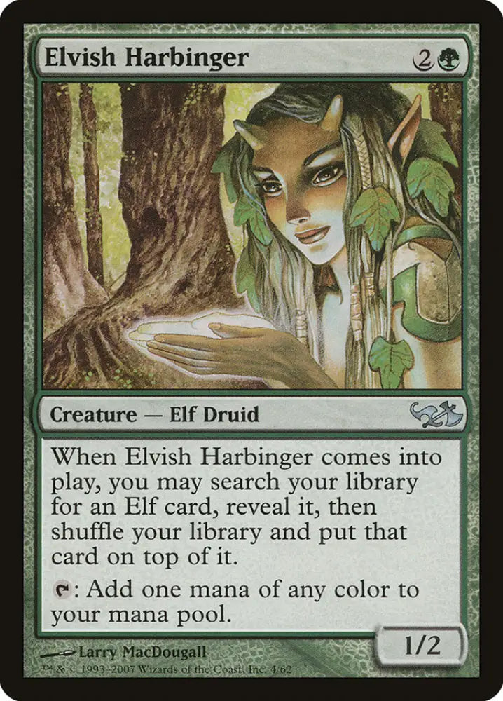 Elvish Harbinger [Duel Decks: Elves vs. Goblins] - MTG Single