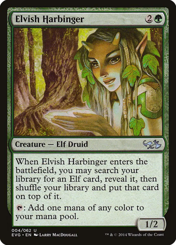 Elvish Harbinger (Elves vs. Goblins) [Duel Decks Anthology] - MTG Single