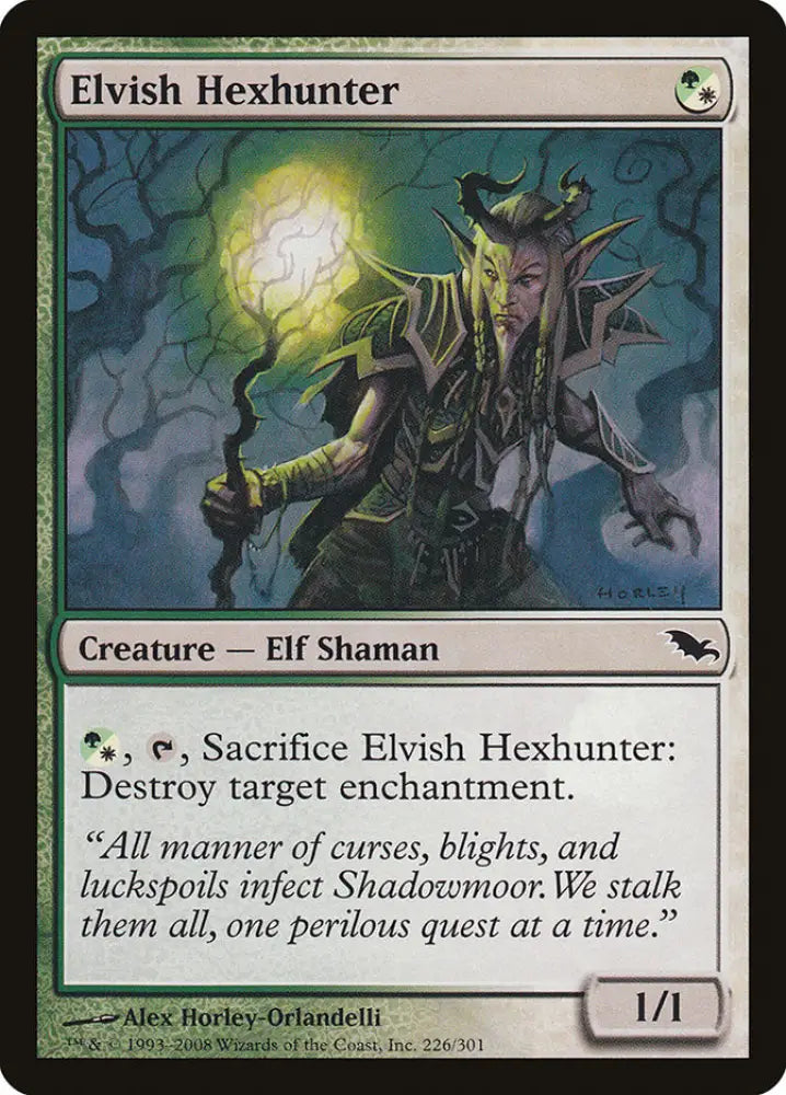 Elvish Hexhunter [Shadowmoor] - MTG Single
