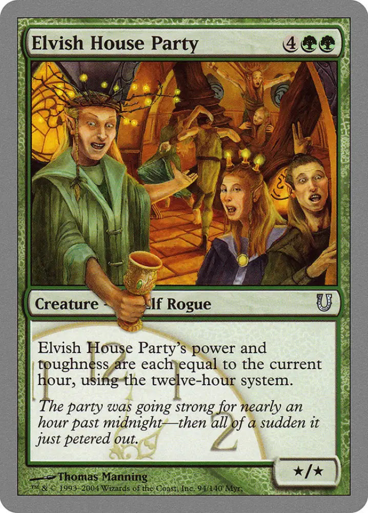 Elvish House Party [Unhinged] - MTG Single