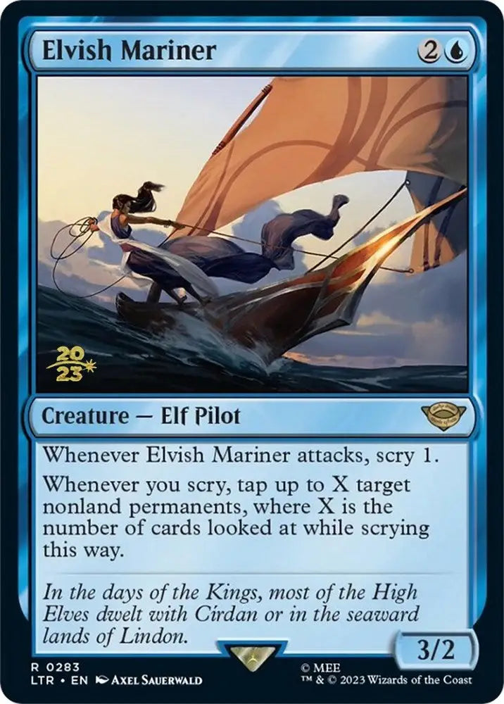 Elvish Mariner [The Lord of the Rings: Tales of Middle-Earth Prerelease Promos] - MTG Single