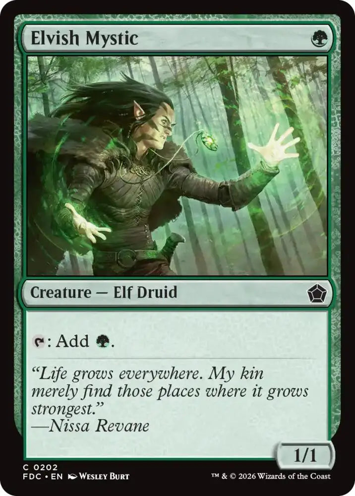 Elvish Mystic (202) [Foundations Commander]