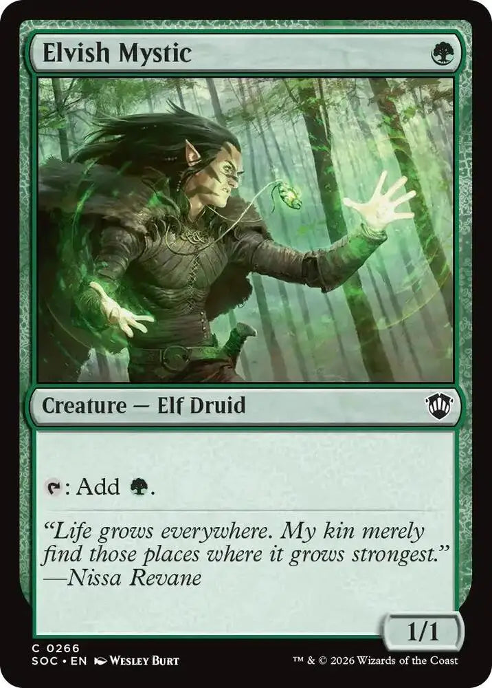 Elvish Mystic (266) [Secrets of Strixhaven Commander]
