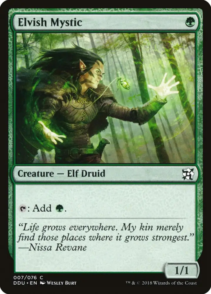 Elvish Mystic [Duel Decks: Elves vs. Inventors] - MTG Single
