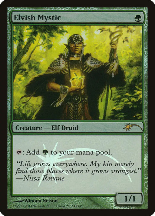 Elvish Mystic [Friday Night Magic 2014] - MTG Single