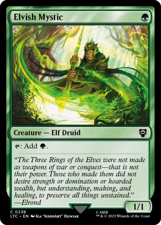 Elvish Mystic [The Lord of the Rings: Tales of Middle-Earth Commander] - MTG Single