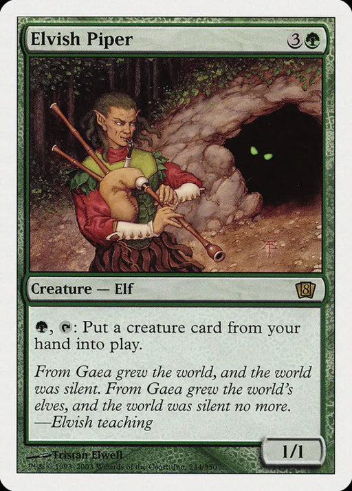 Elvish Piper [Eighth Edition] - MTG Single