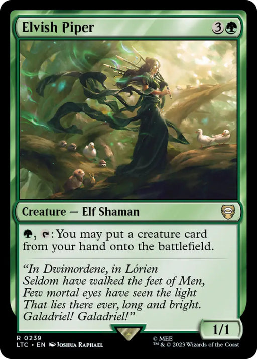 Elvish Piper [The Lord of the Rings: Tales of Middle-Earth Commander] - MTG Single