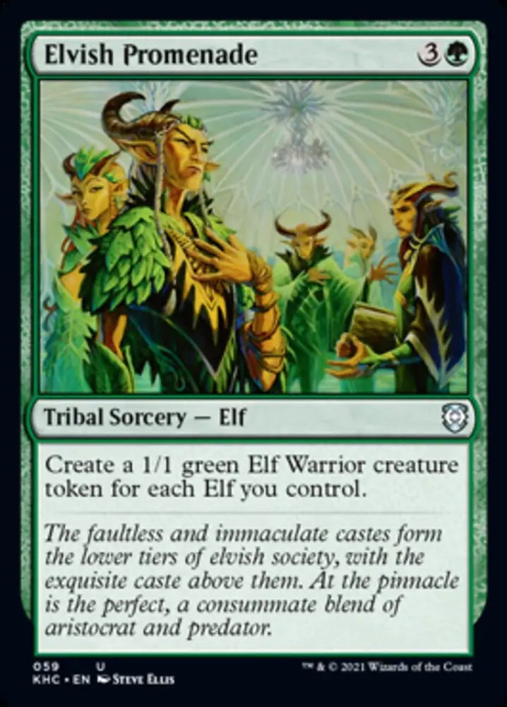 Elvish Promenade [Kaldheim Commander] - MTG Single