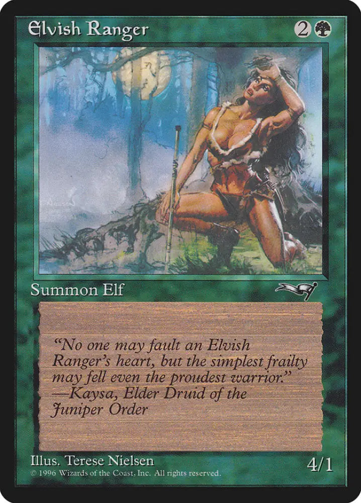 Elvish Ranger (Moon Background) [Alliances] - MTG Single