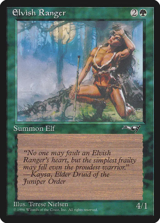 Elvish Ranger (Moon Background) [Alliances] - MTG Single