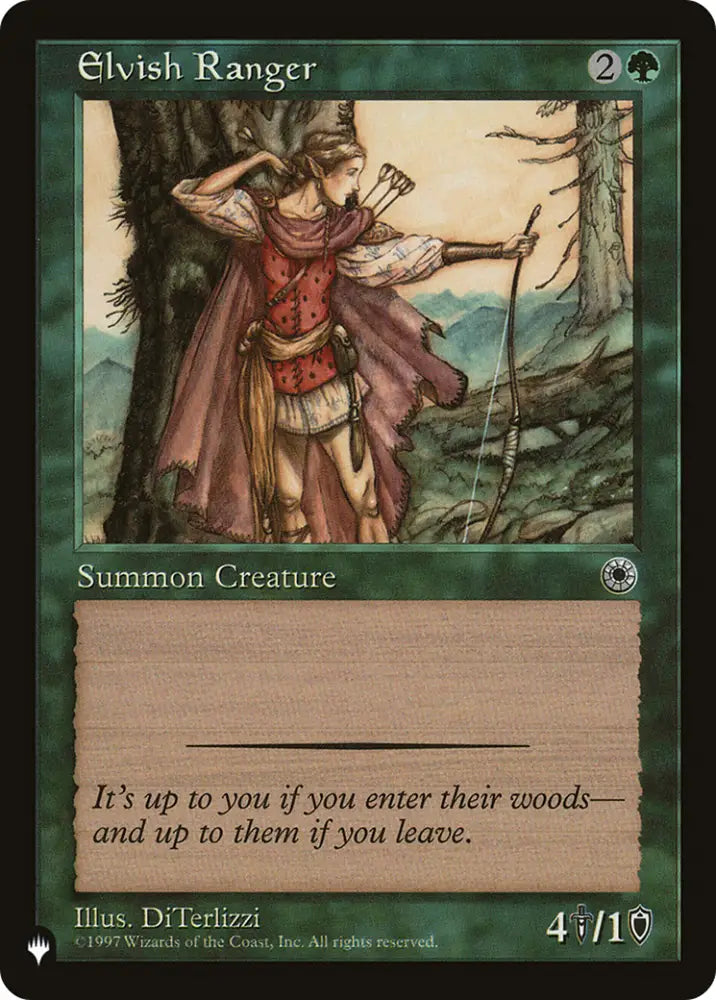 Elvish Ranger [The List] - MTG Single