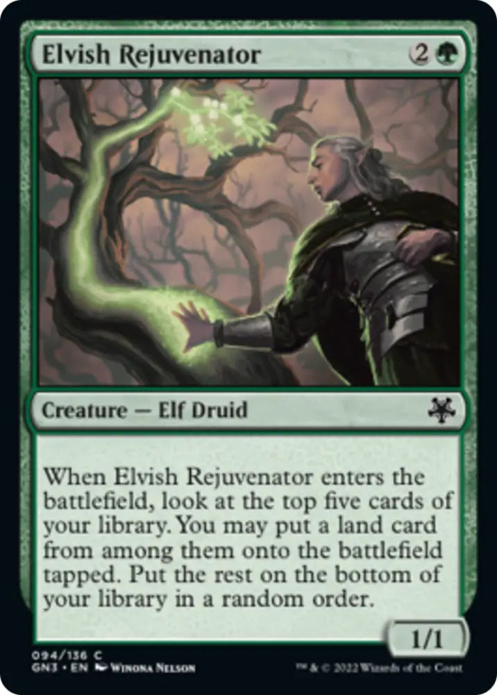 Elvish Rejuvenator [Game Night: Free-for-All] - MTG Single