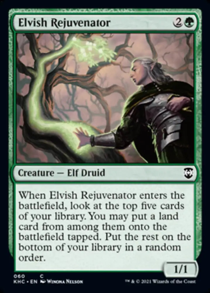 Elvish Rejuvenator [Kaldheim Commander] - MTG Single