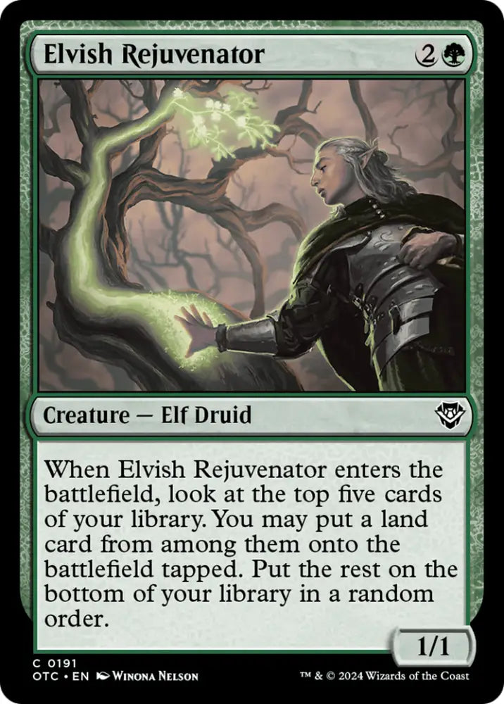 Elvish Rejuvenator [Outlaws of Thunder Junction Commander] - MTG Single