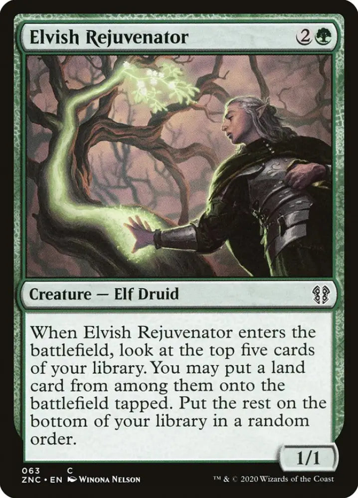 Elvish Rejuvenator [Zendikar Rising Commander] - MTG Single