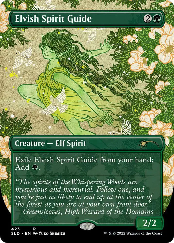 Elvish Spirit Guide (Borderless) [Secret Lair Drop Series] - MTG Single