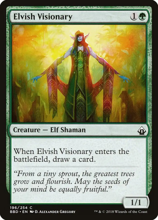 Elvish Visionary [Battlebond] - MTG Single